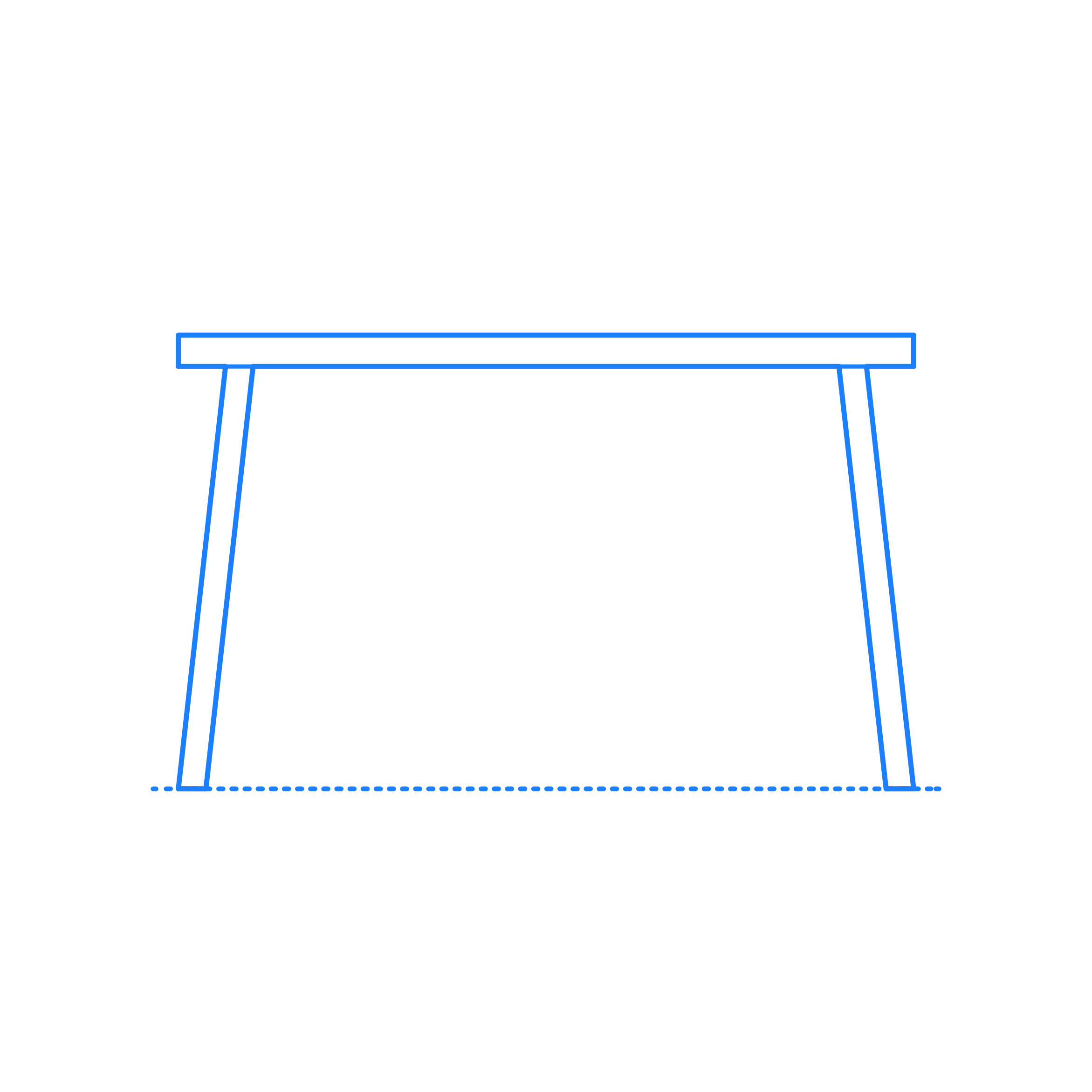 Furniture Desks Studio Desk Line Art Illustration Svg Free Vectors
